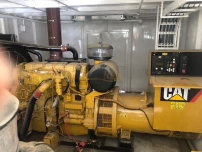 CAT C-15 Generator House