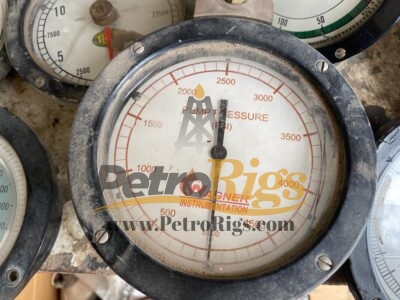 Rotary Table, Tong, & Pump Pressure Gauges
