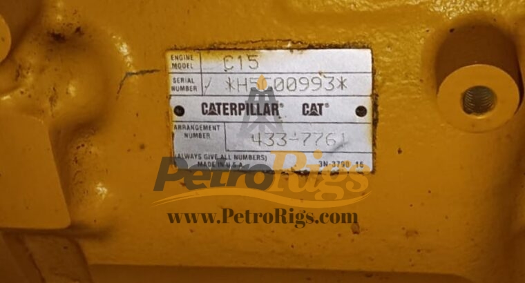 CAT C15 441KW Gensets